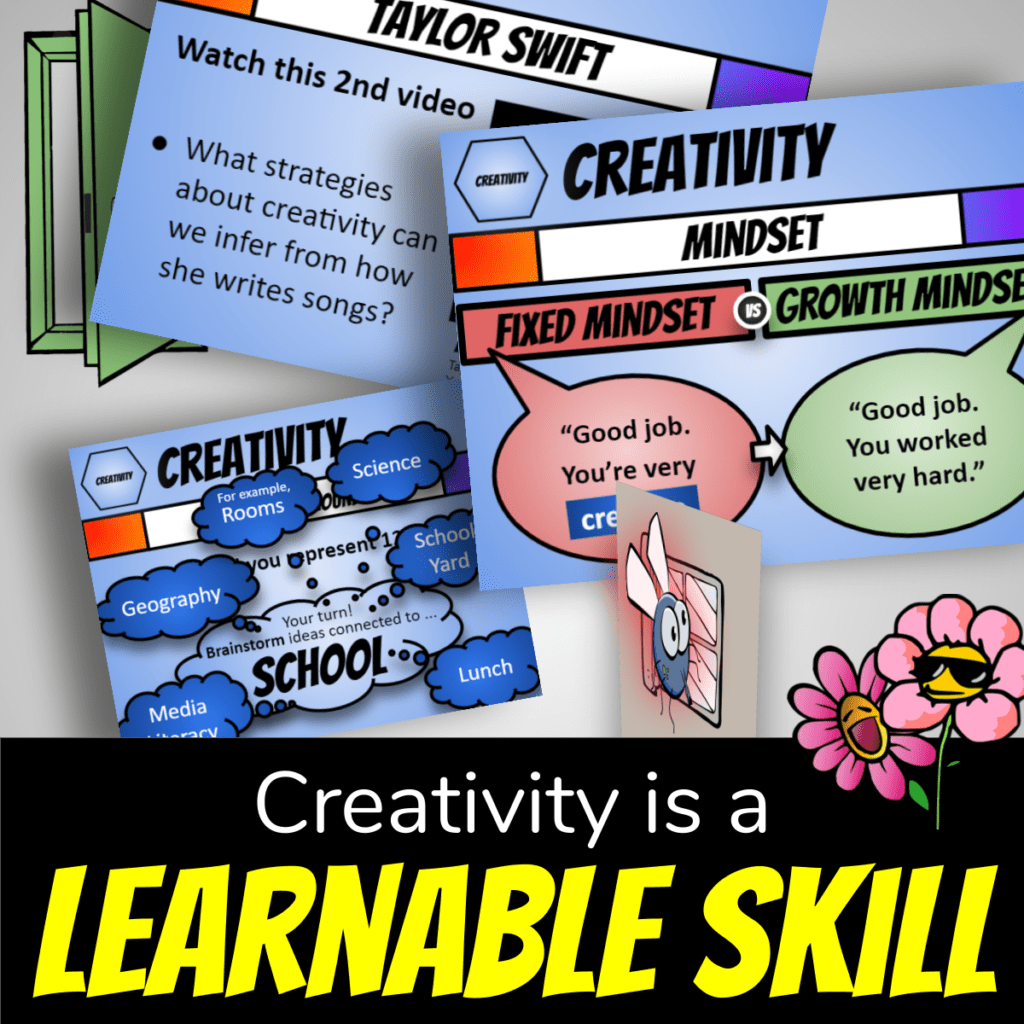 How to be Creative Lesson Plan cover: Creativity is a learnable skill
