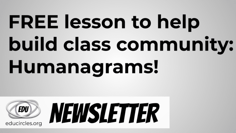 FREE lesson to help build class community: Humanagrams!
