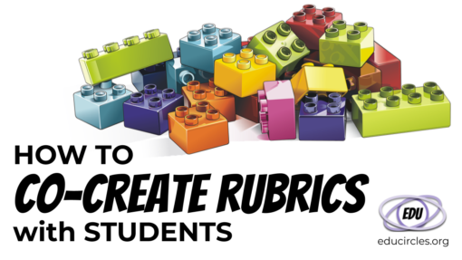 How to Co-Create Rubrics with Students (cover showing building blocks)