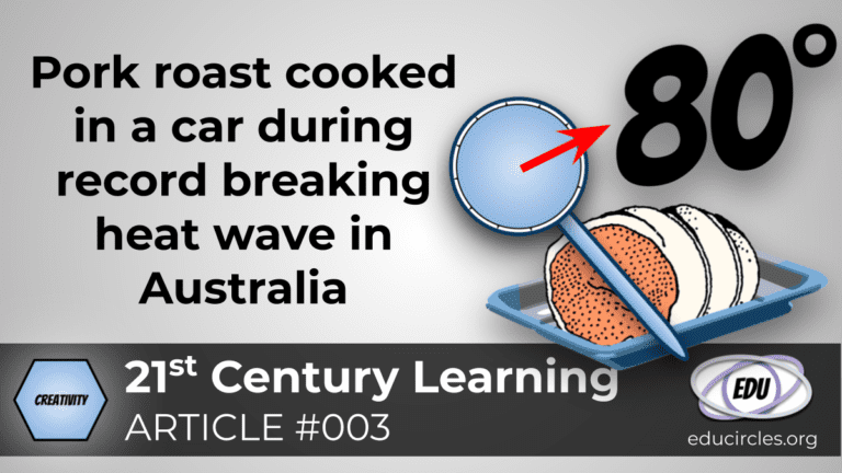 Pork roast cooked in a car during a record-breaking heatwave in Australia #AusTeacherBFR