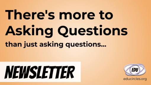 Newsletter Cover - There's more to asking questions than just asking questions