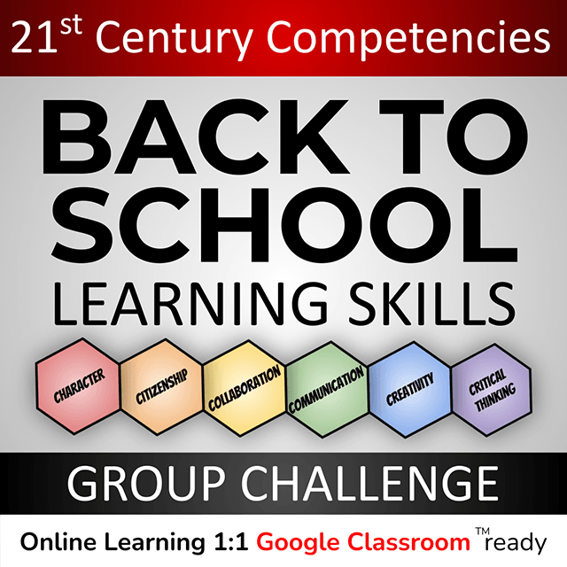 Back to School Learning Skills Group Challenge: 21st Century Compentencies cover