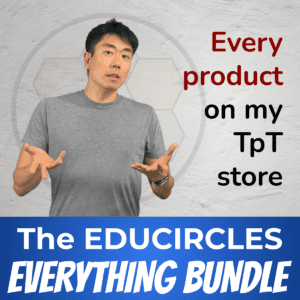 The Educircles Everything Bundle product cover: every product on my TpT store