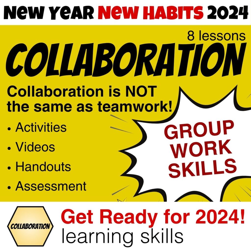 New Year Teaching Collaboration Lesson Plans 2024   6Cs Collaboration New Year New You 2024 Cover 1 1024x1024 